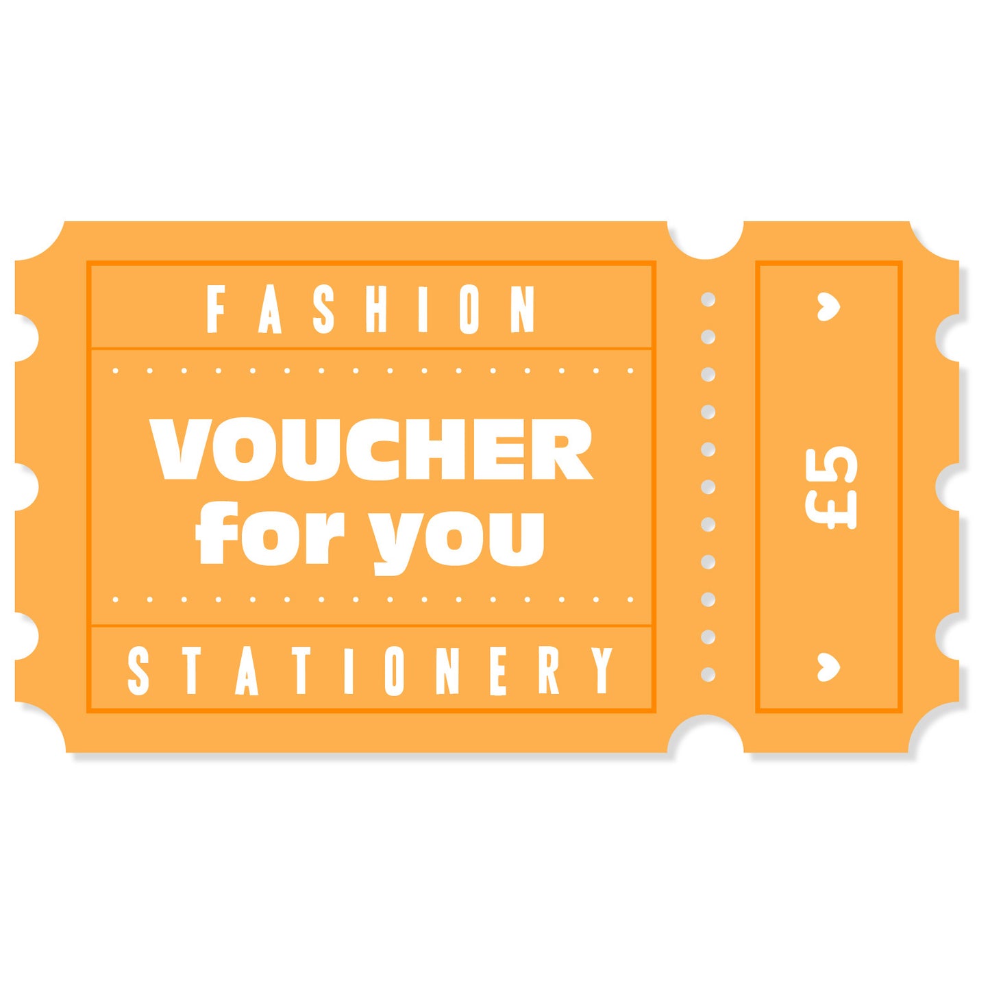 fashionstationery gift voucher £5 £10 £15 £20 stationery gift