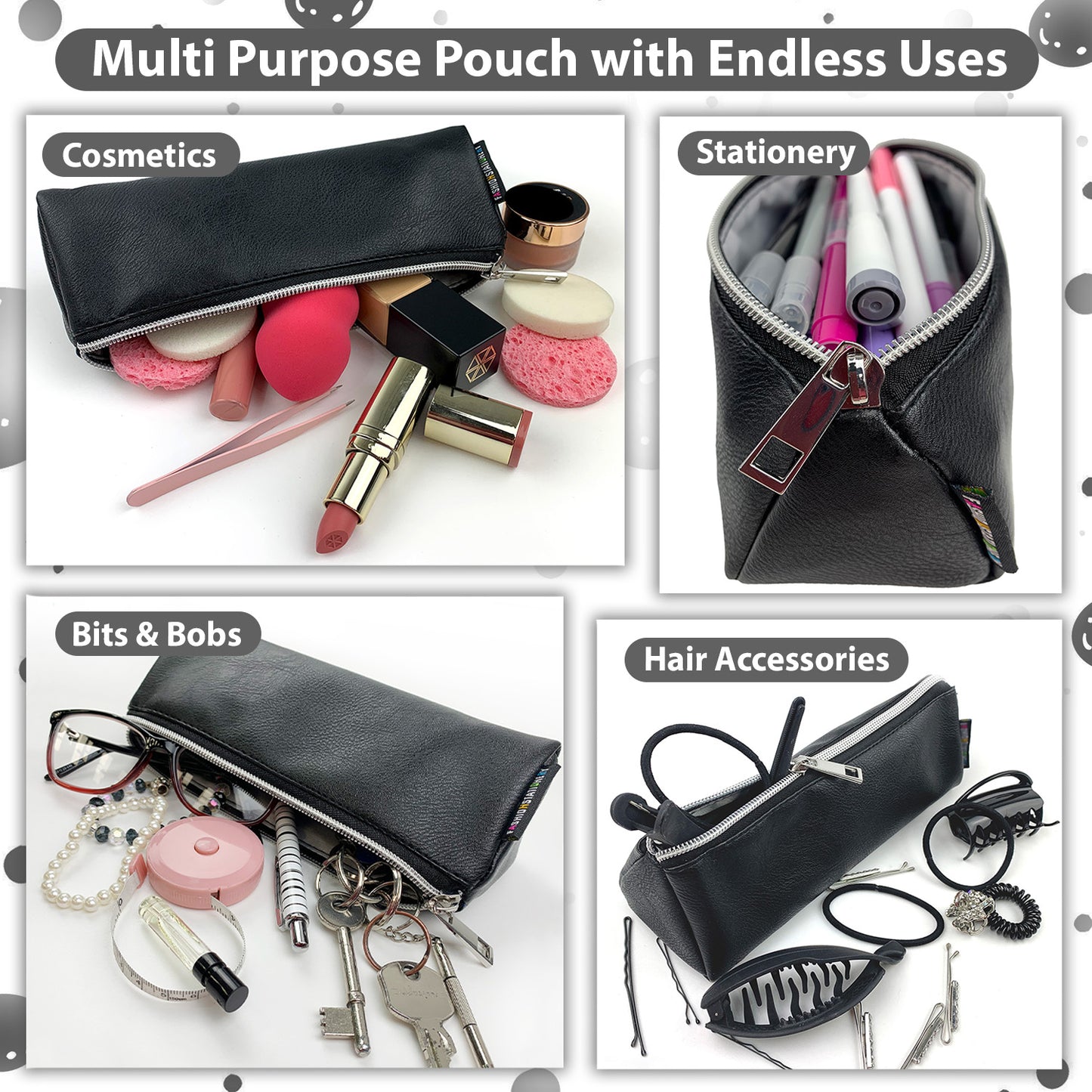 case for holding stationery cosmetics small triangular shape pencil storage holder