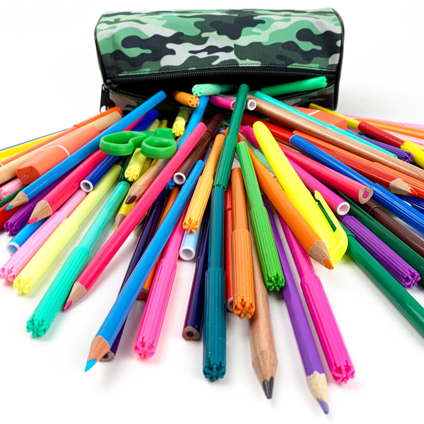 Camouflage Pencil Case - Green