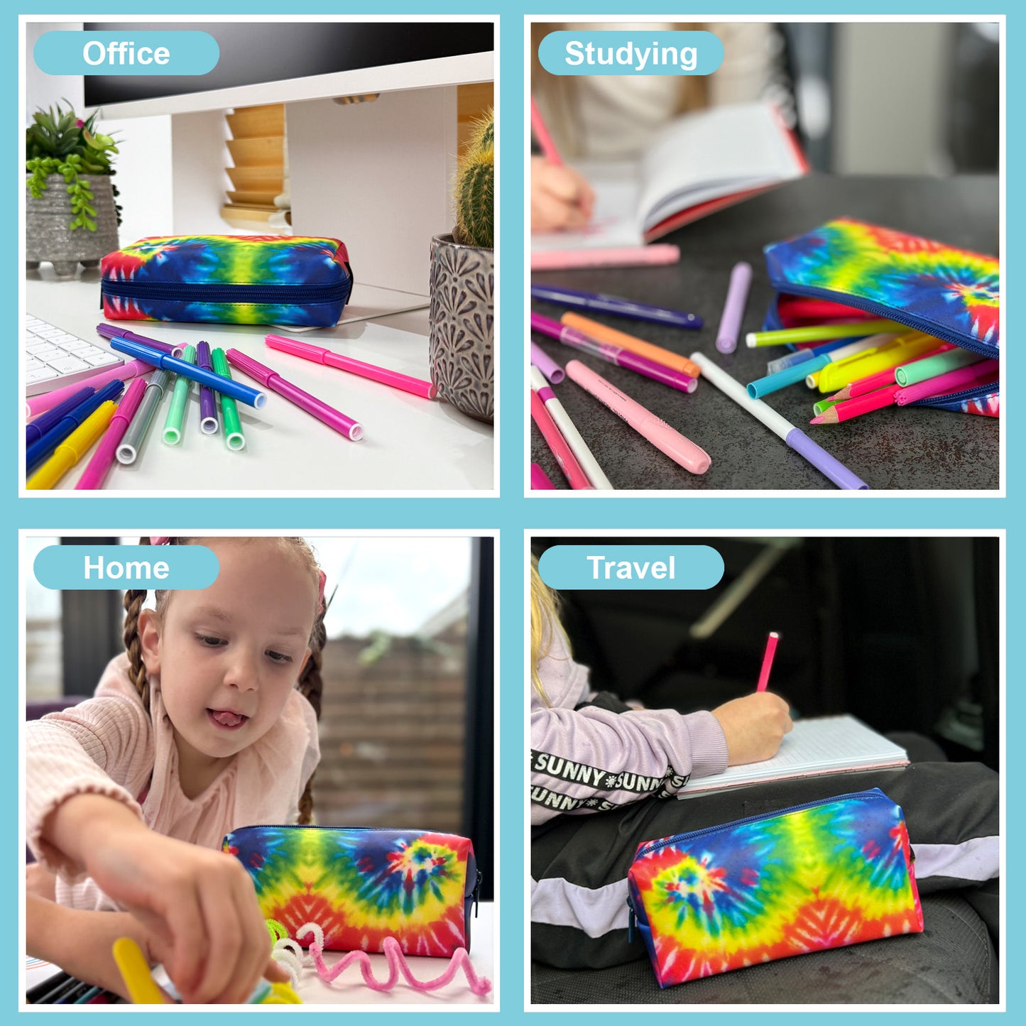 Pencil Case - Tie Dye