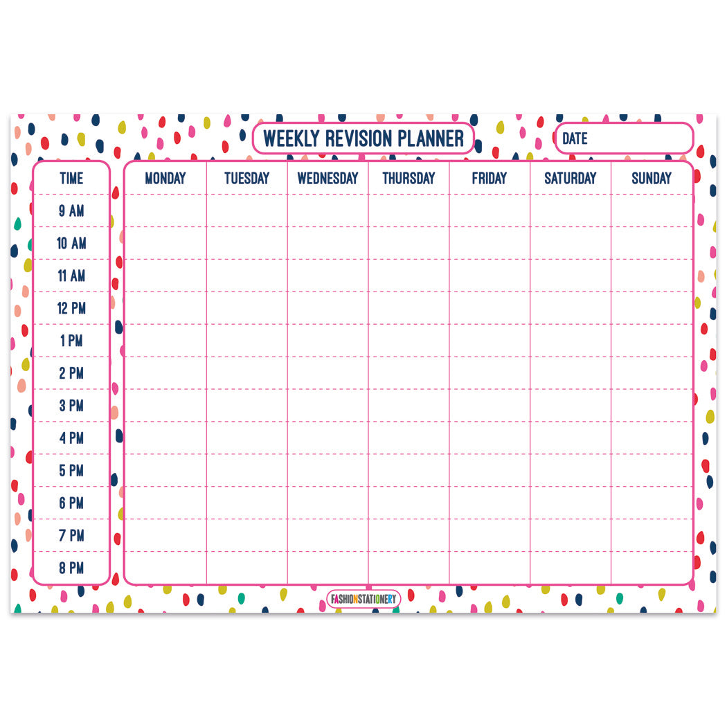 Revision Timetable Digital Download