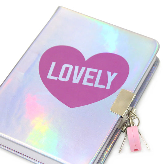 SECONDS Lovely Iridescent Lockable Journal