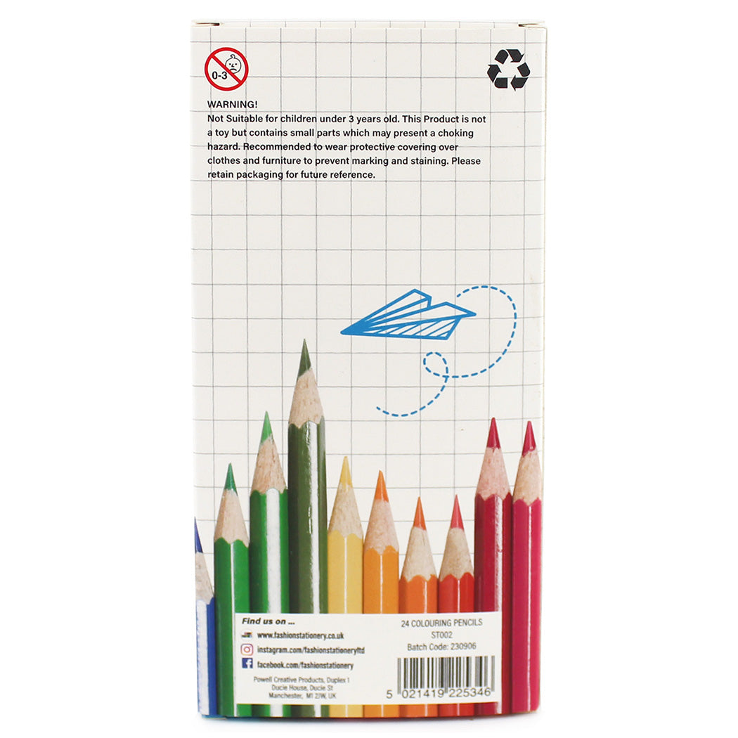 Colouring pencils kids children adults artist pack of 24