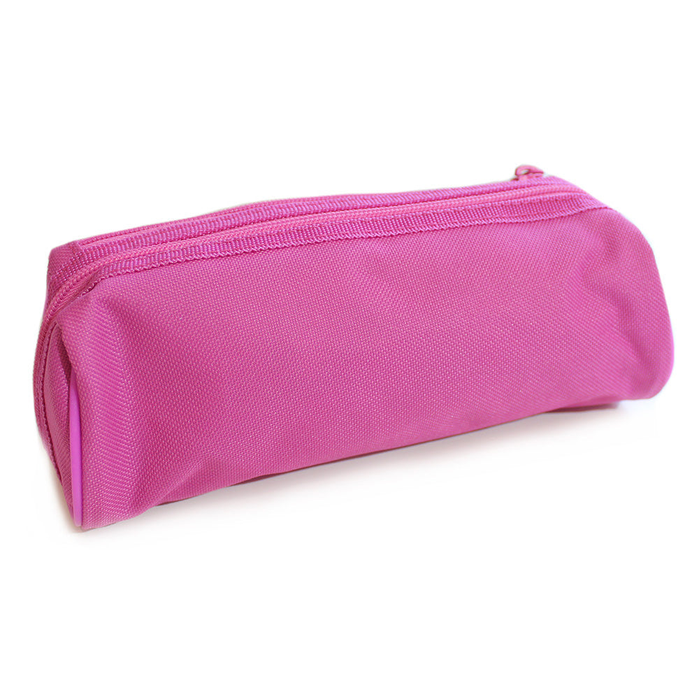 Pink Pencil Case 2 Pink Zipped compartments Boys Girls