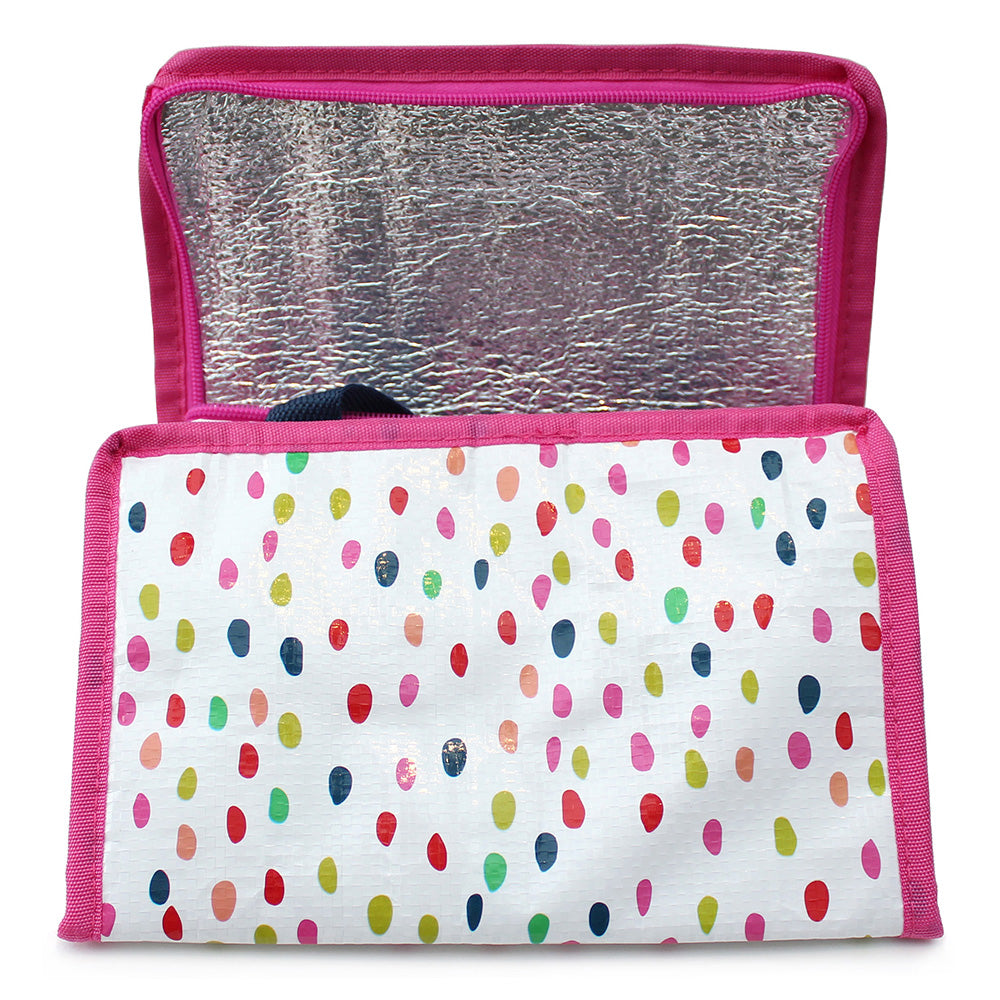 spots lunch bag insulated food storage cool bag