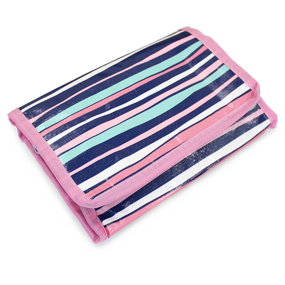 stripes lunch bag insulated food storage cool bag