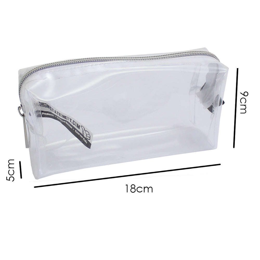 Clear Exam Pencil Case Girls Boys Teenagers Pencil Cases