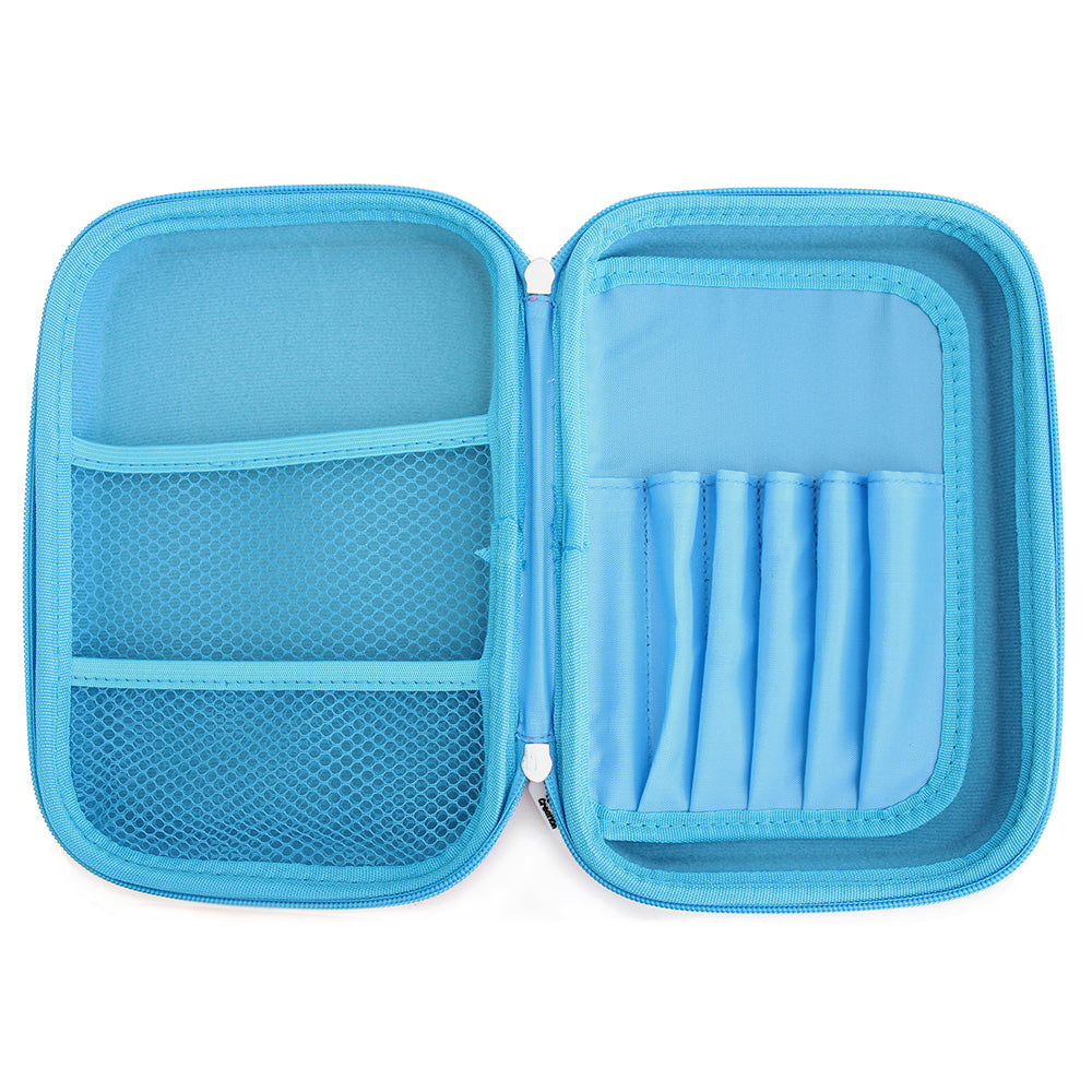 Bright Pink Hardtop Pencil Case Boys Girls Teenagers