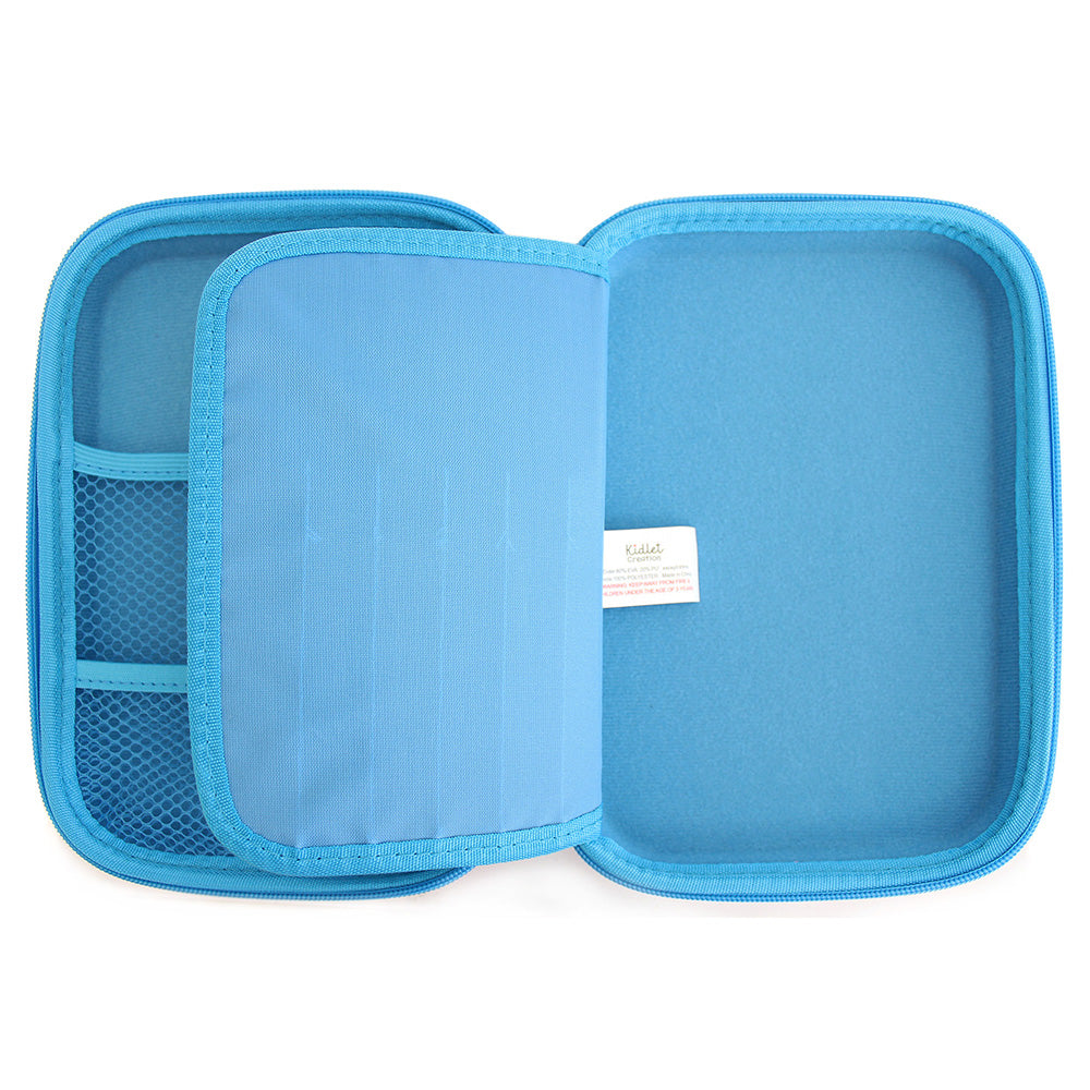 Bright Pink Hardtop Pencil Case Boys Girls Teenagers