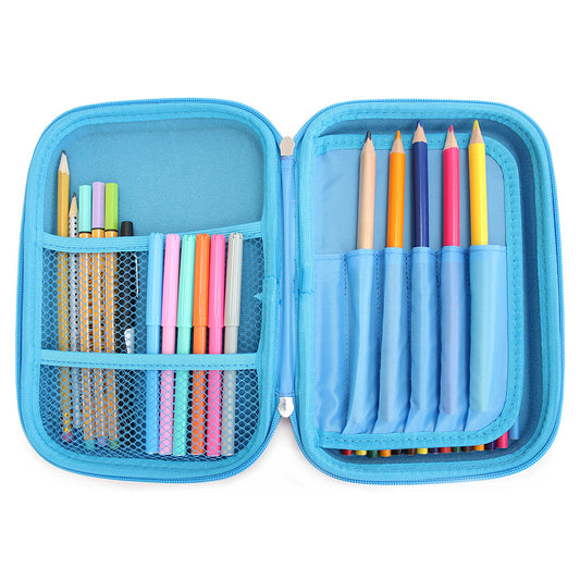 Bright Pink Hardtop Pencil Case Boys Girls Teenagers