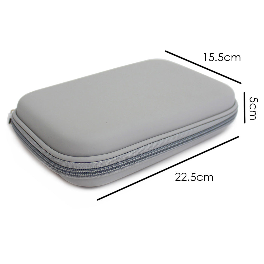 Grey Hardtop Pencil Case Boys Girls Teenagers Pencil Cases