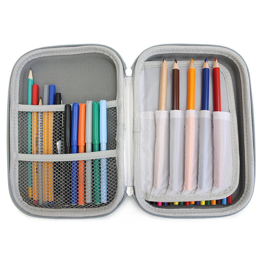 Grey Hardtop Pencil Case Boys Girls Teenagers Pencil Cases