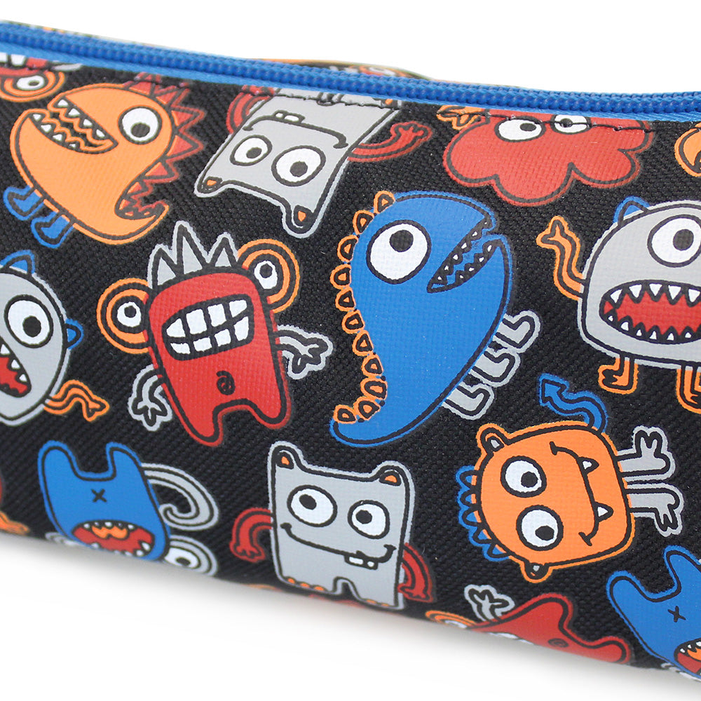 monster black pencil case boys teenagers pencil cases