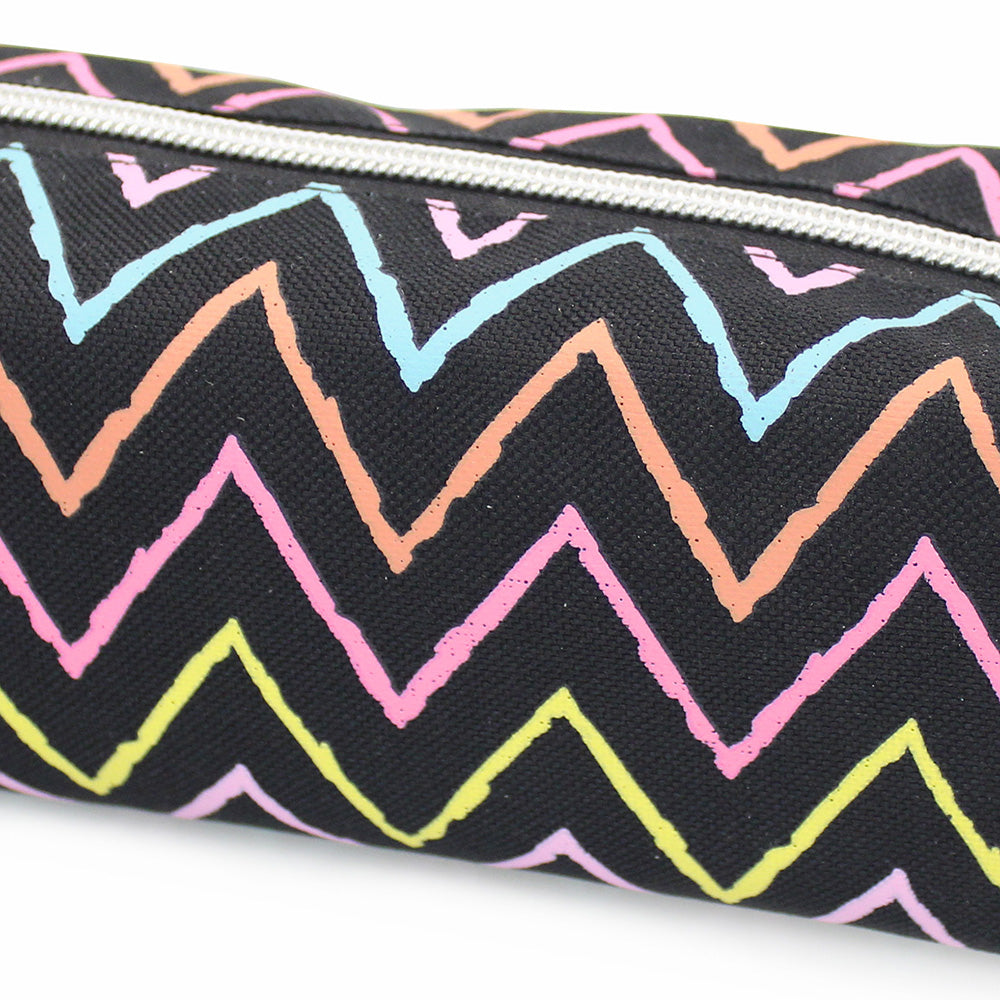 pencil case chevron girls women teenagers makeup bag