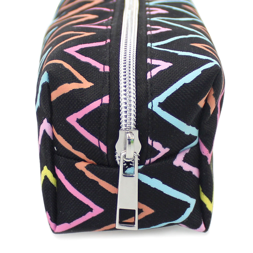 pencil case chevron girls women teenagers makeup bag