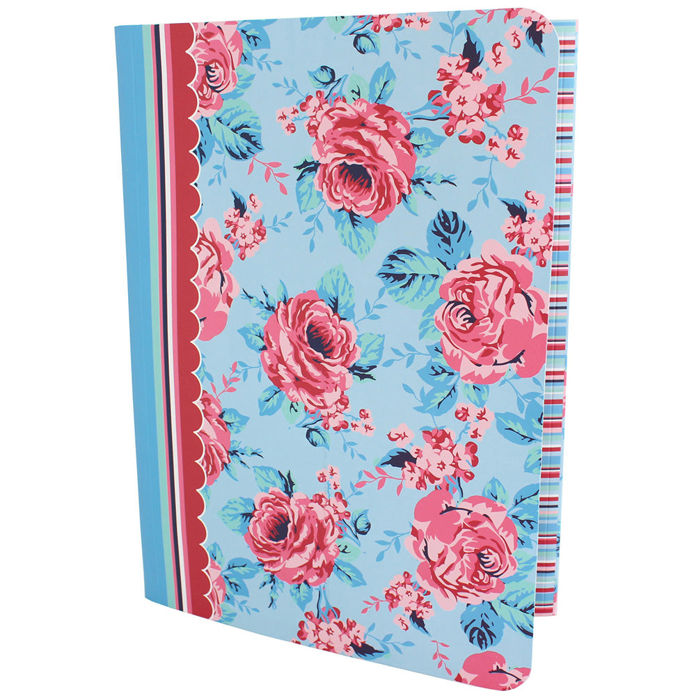 3 Pack A4 Rose cardboard document wallets school office home