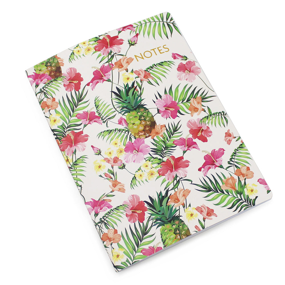 A5 Notebook Tropical Fruity Exercise Notepad Lined Pages