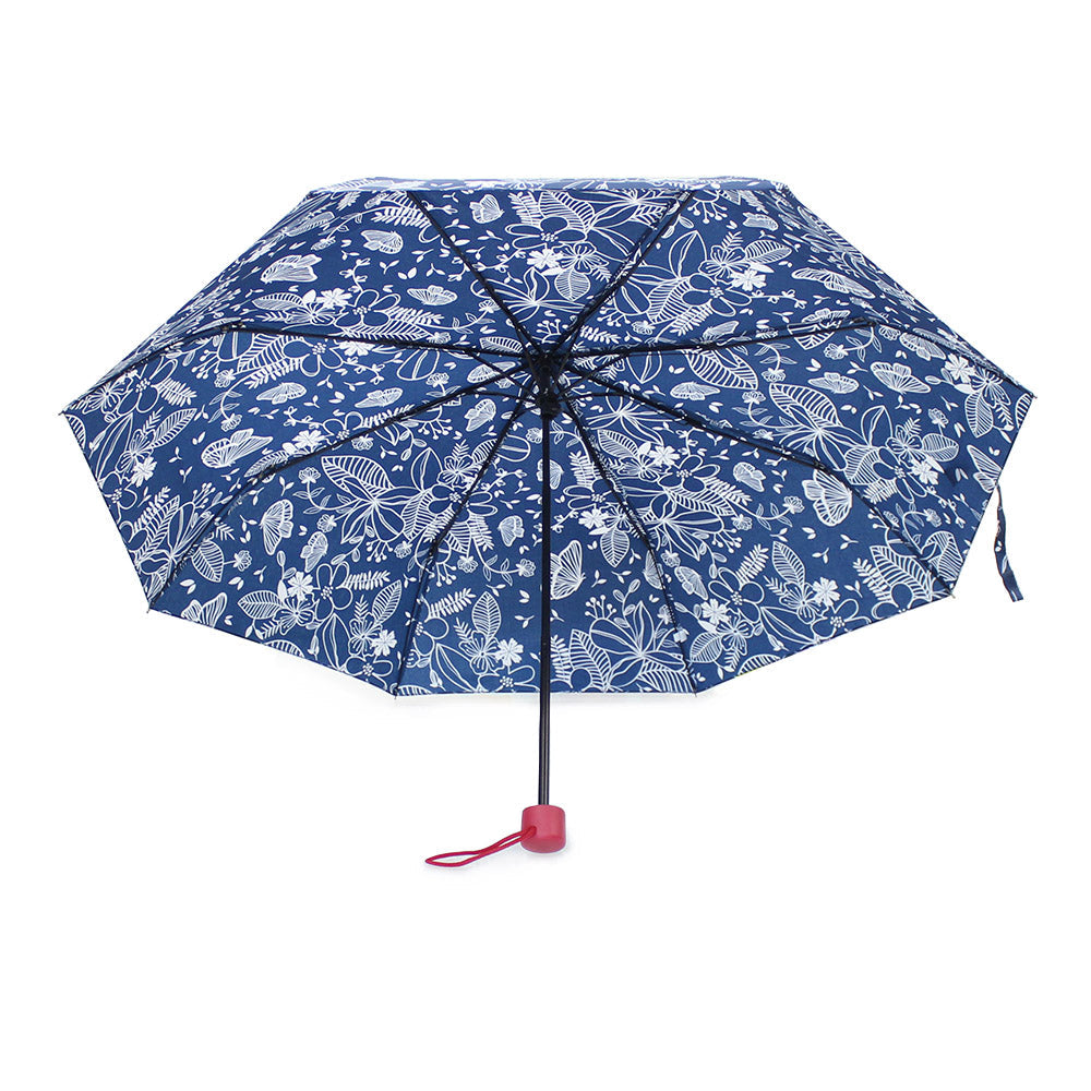 Floral Foldable Tote Shopping Bag & Matching Umbrella