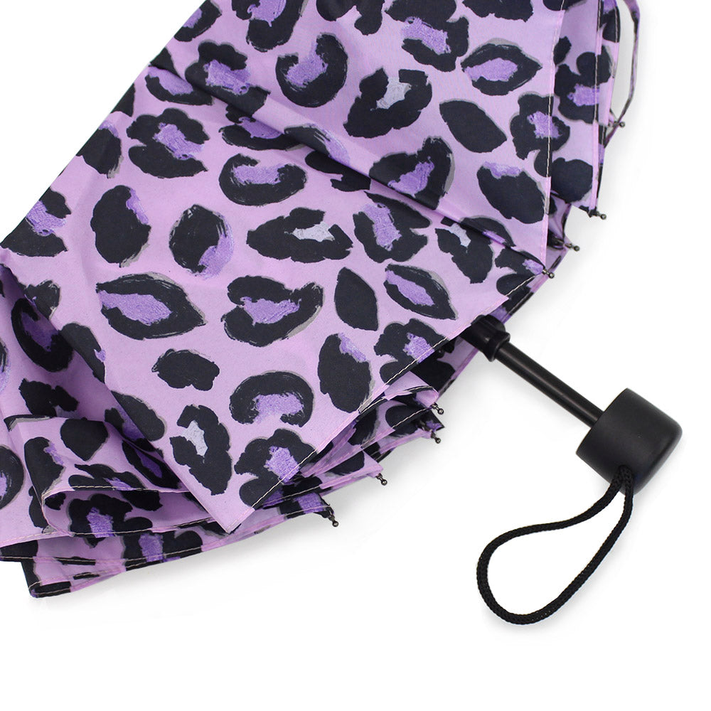 Leopard Umbrella Lightweight Brolly Gifts for Girls Women