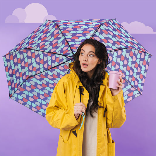 Retro Umbrella Lightweight Brolly Gifts for Girls Women