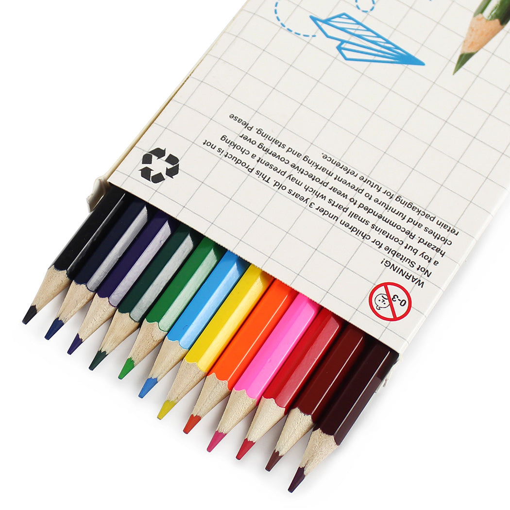 Colouring pencils kids children adults artist pack of 12