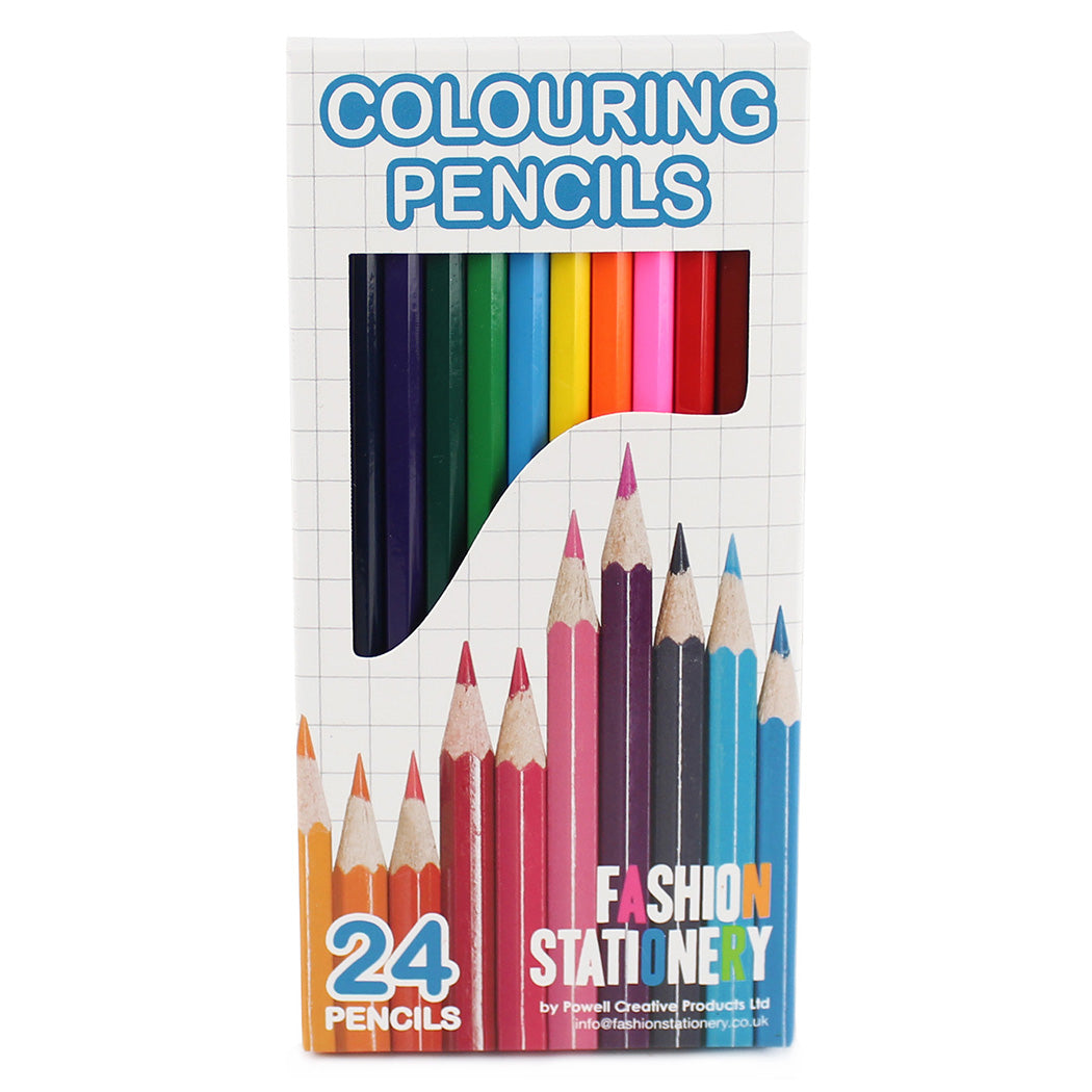 Colouring pencils kids children adults artist pack of 24