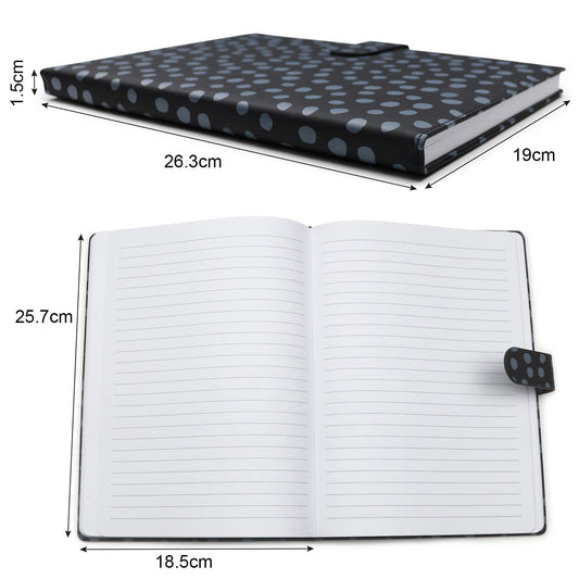 Open B5 Notebook Lined Paper for Notetaking in the Office of College 