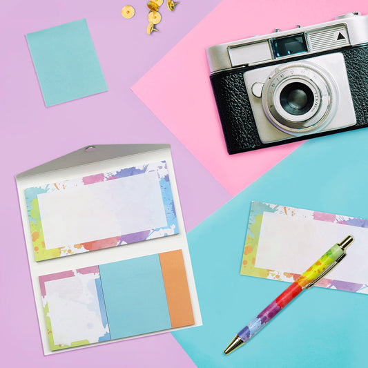 Sticky Note Set - Rainbow Splash