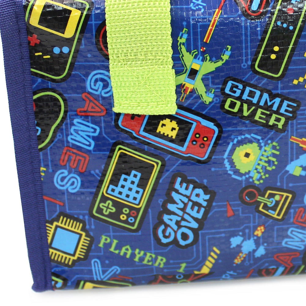 gamer lunch bag insulated food storage cool bag