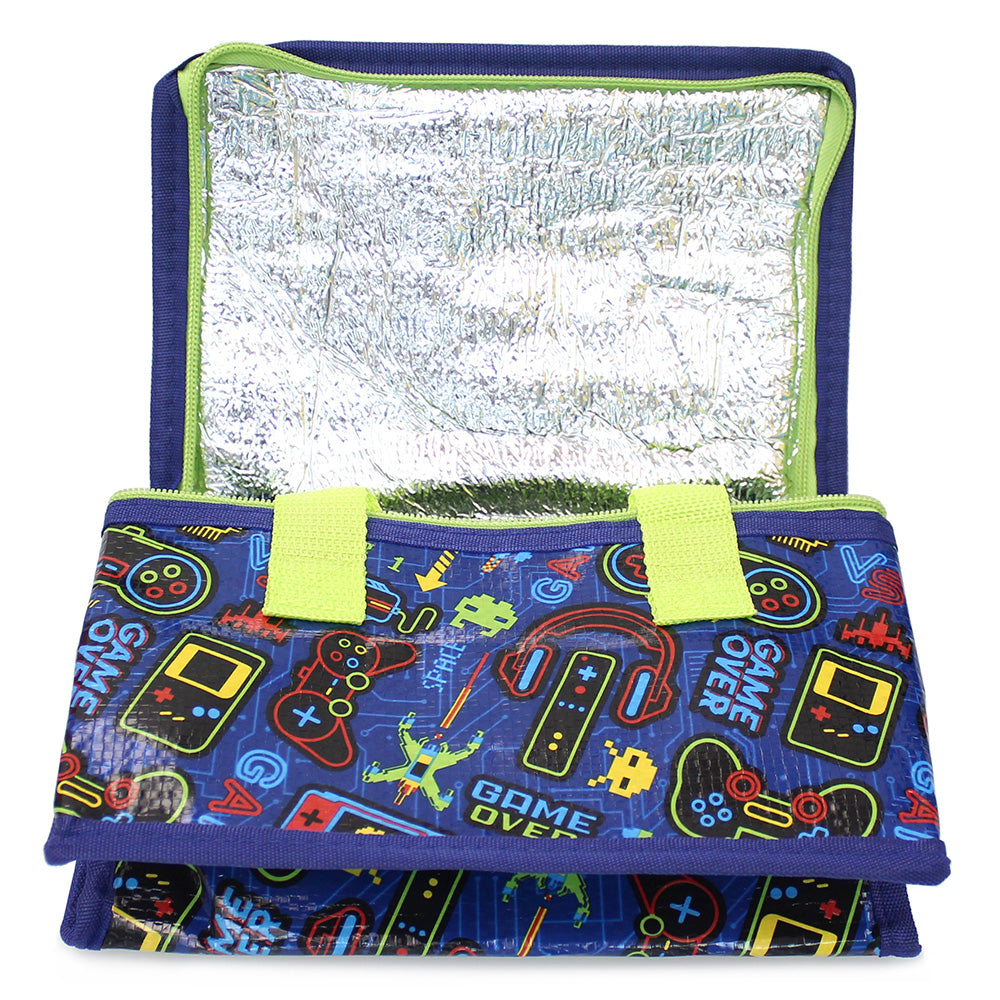 gamer lunch bag insulated food storage cool bag