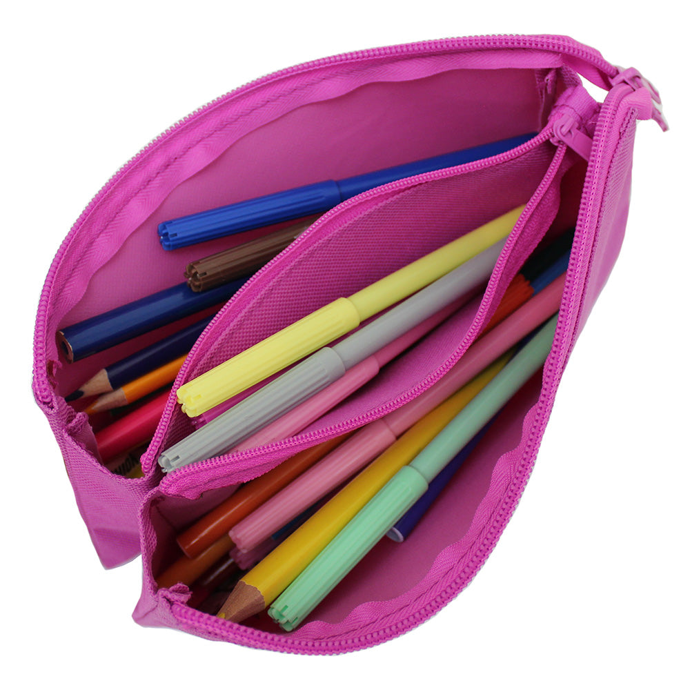 Pink Flat Pencil Case Boys Teenagers Pencil Cases Girls