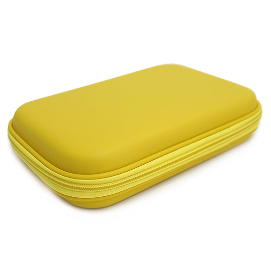 Yellow Hardtop Hardshell Pencil Case Boys Girls Teenagers