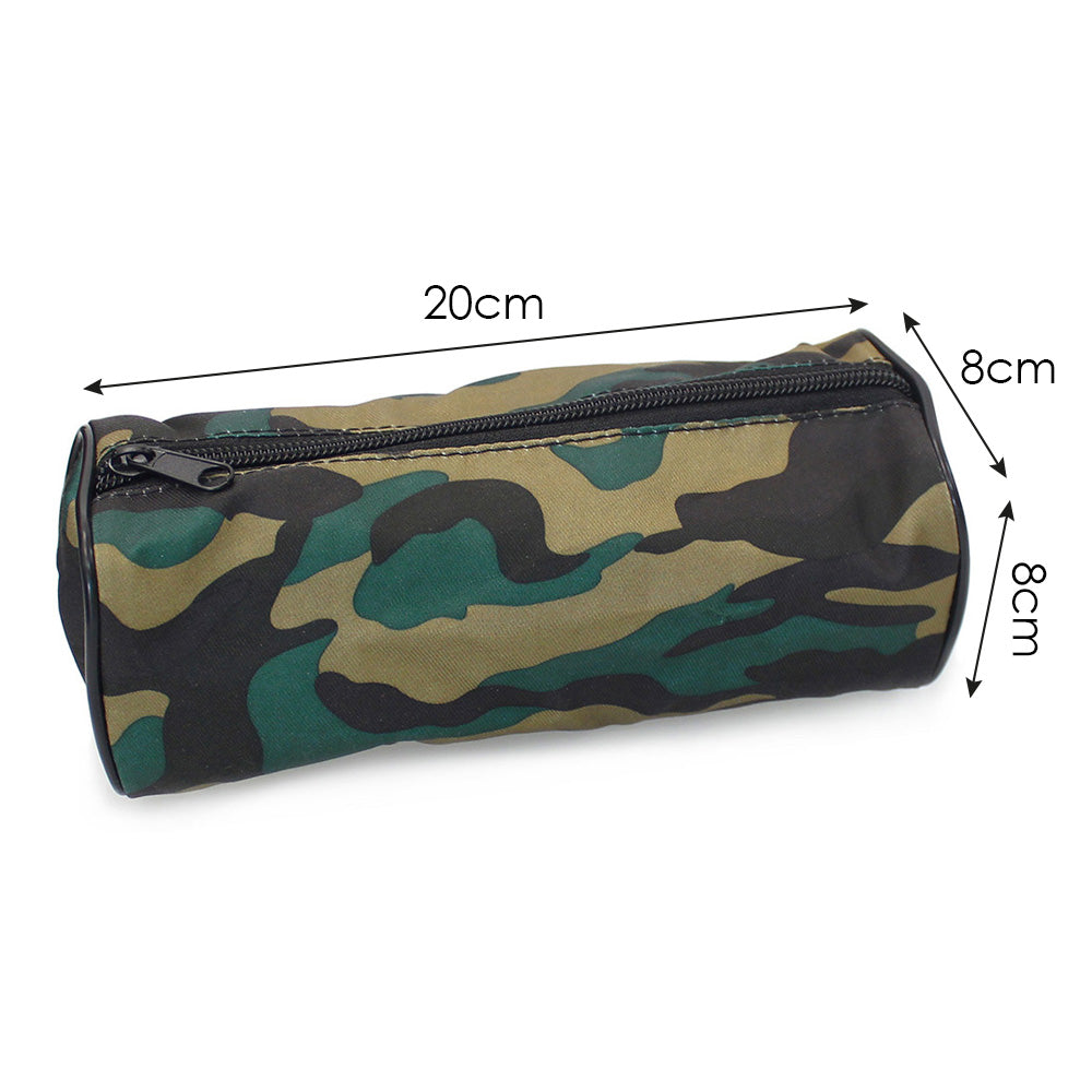 green camouflage pencil case teenagers boys girls