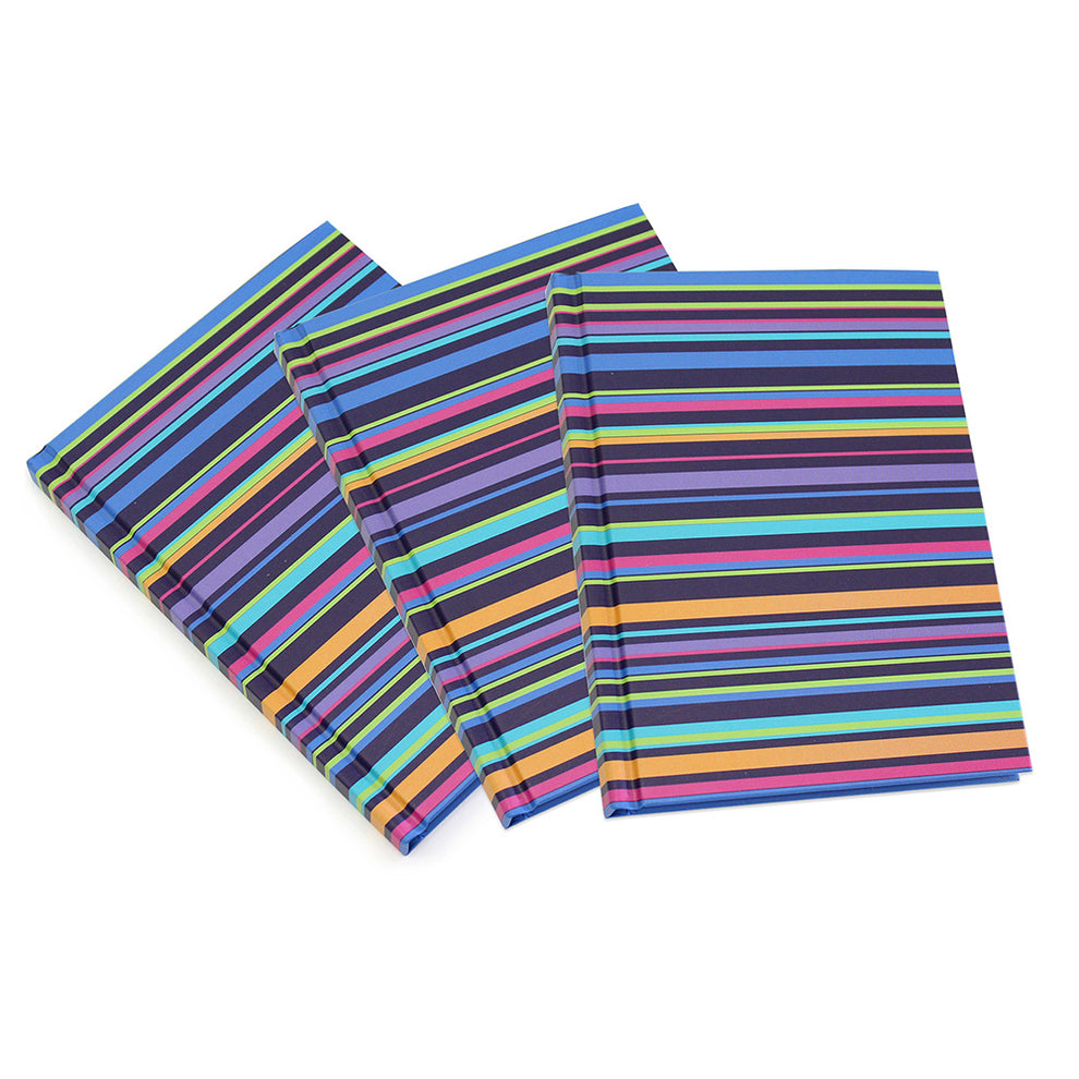 A6 Mini Notebooks - Stripes (Set of 3) – Fashion Stationery