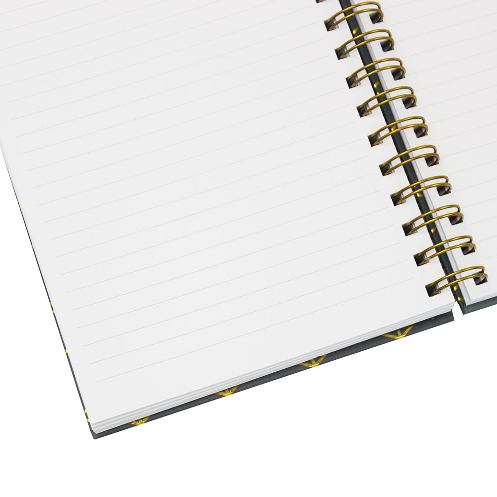 Lilac Geometric A5 Lined Hardback Notebook Women Girls