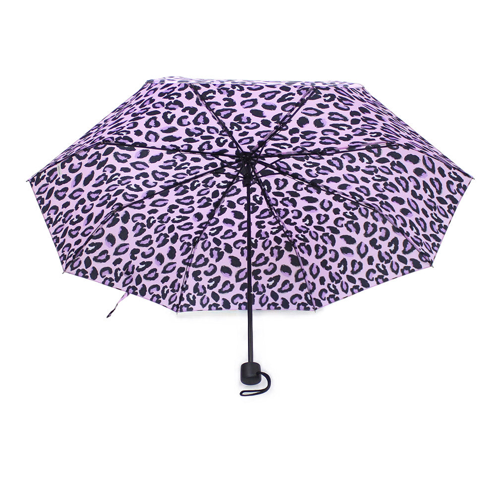 Leopard Umbrella Lightweight Brolly Gifts for Girls Women