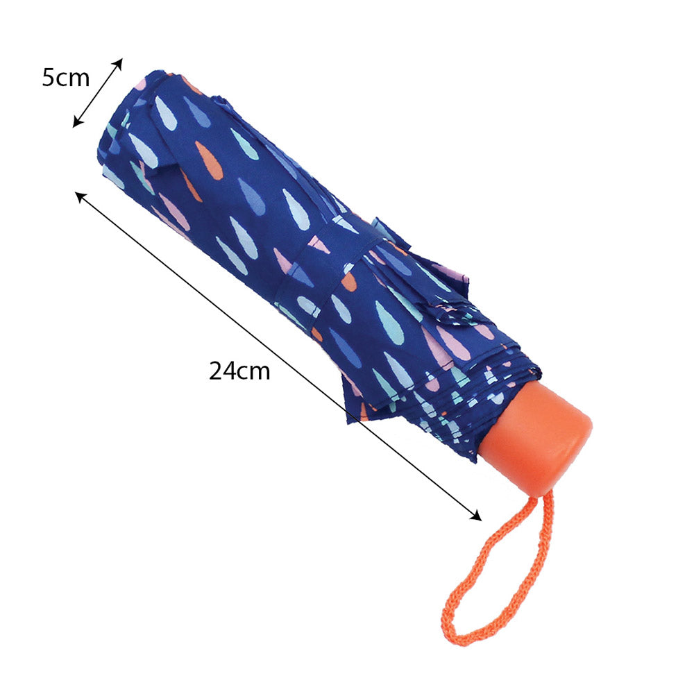 Raindrops Umbrella Lightweight Brolly Gifts for Girls Women